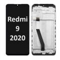 Xiaomi Redmi 9 (2020) LCD / OLED touch screen with frame (Original Service Pack) [Black] X-391